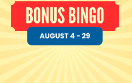 Bonus Reading Bingo August 4-29